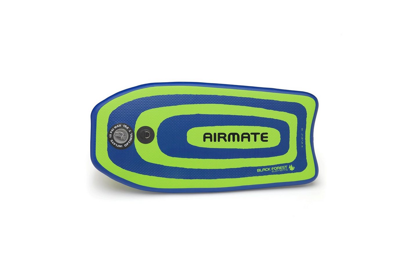 BLACK FOREST ELEMENTS Bodyboard AIRMATE M - inflatable Bodyboard - Original Black Forest Elements, (1 tlg), Bodyboard für landlock surfers Bild 3