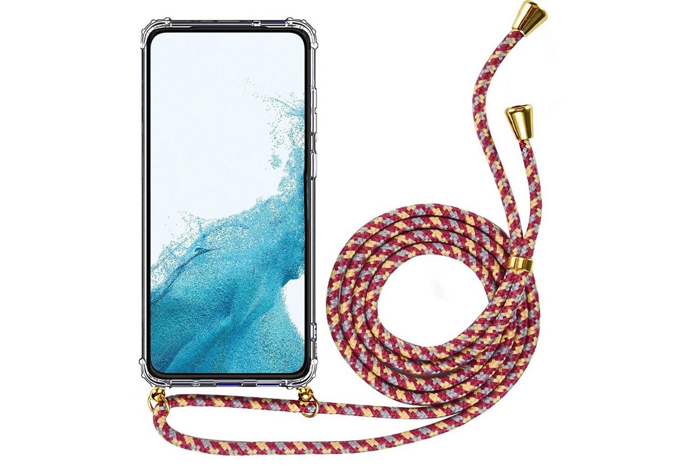 CoolGadget Handykette Handyhülle mit Handyband für Apple iPhone 11 6,1 Zoll, Case zum Umhängen Kette Halsband Kordel mit Hülle für Apple iPhone 11 Bild 4