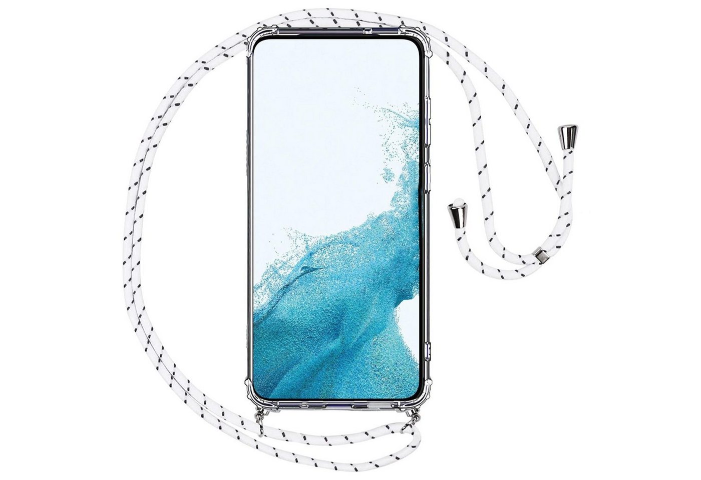 CoolGadget Handykette Handyhülle mit Handyband für iPhone SE 2020 2022, iPhone 7 / 8 4,7 Zoll, Case zum Umhängen Kette Halsband Kordel Hülle für iPhone SE 2020 2022 Bild 2