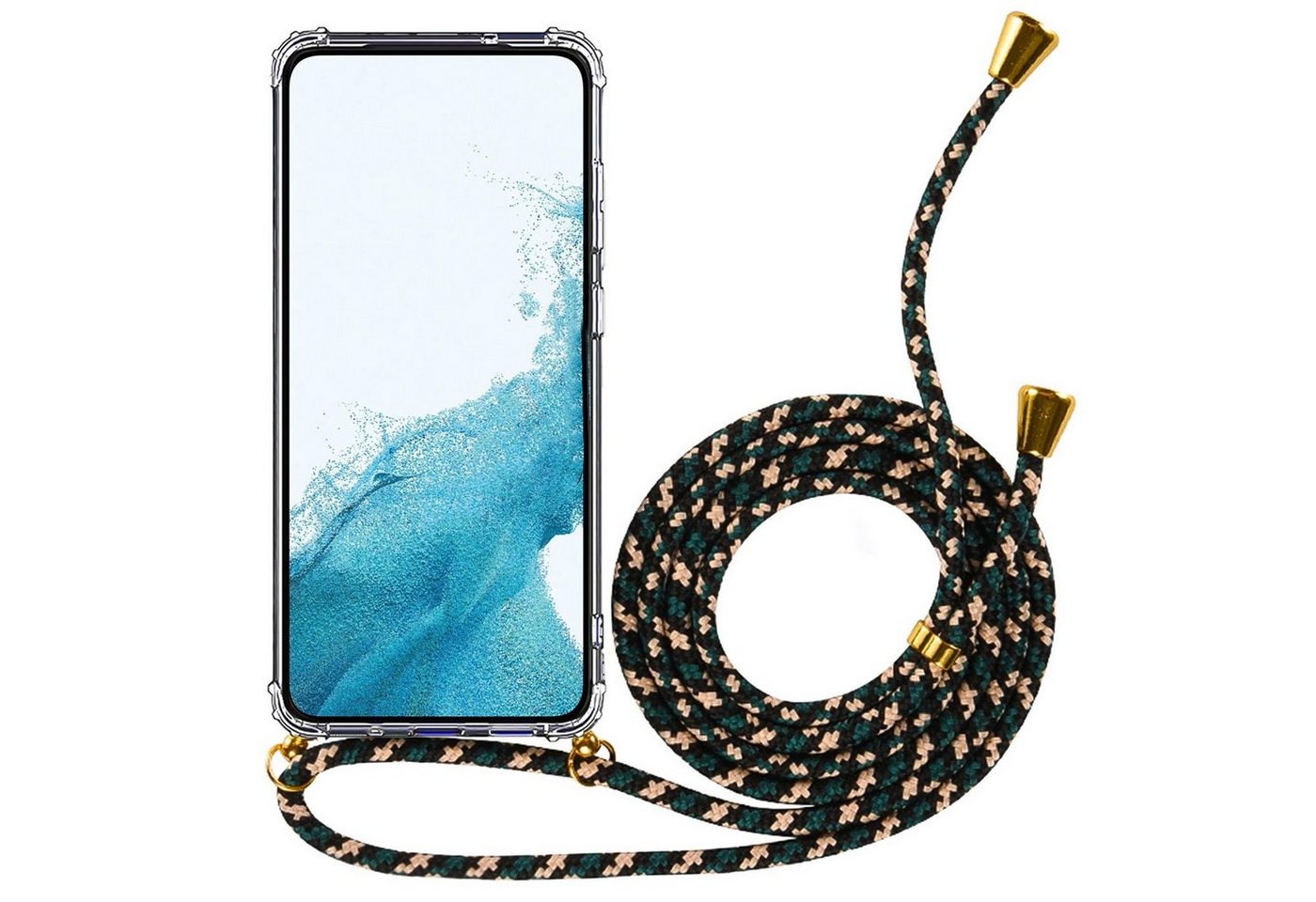 CoolGadget Handykette Handyhülle mit Handyband für Samsung Galaxy A53 5G 6,5 Zoll, Case zum Umhängen Kette Halsband Kordel mit Hülle für Samsung A53 5G Bild 3