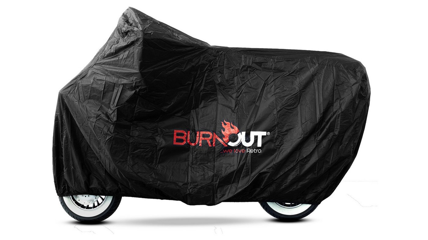 Burnout Fahrradschutzhülle Abdeckplane Motorroller Motorrad We Love Retro Bild 2