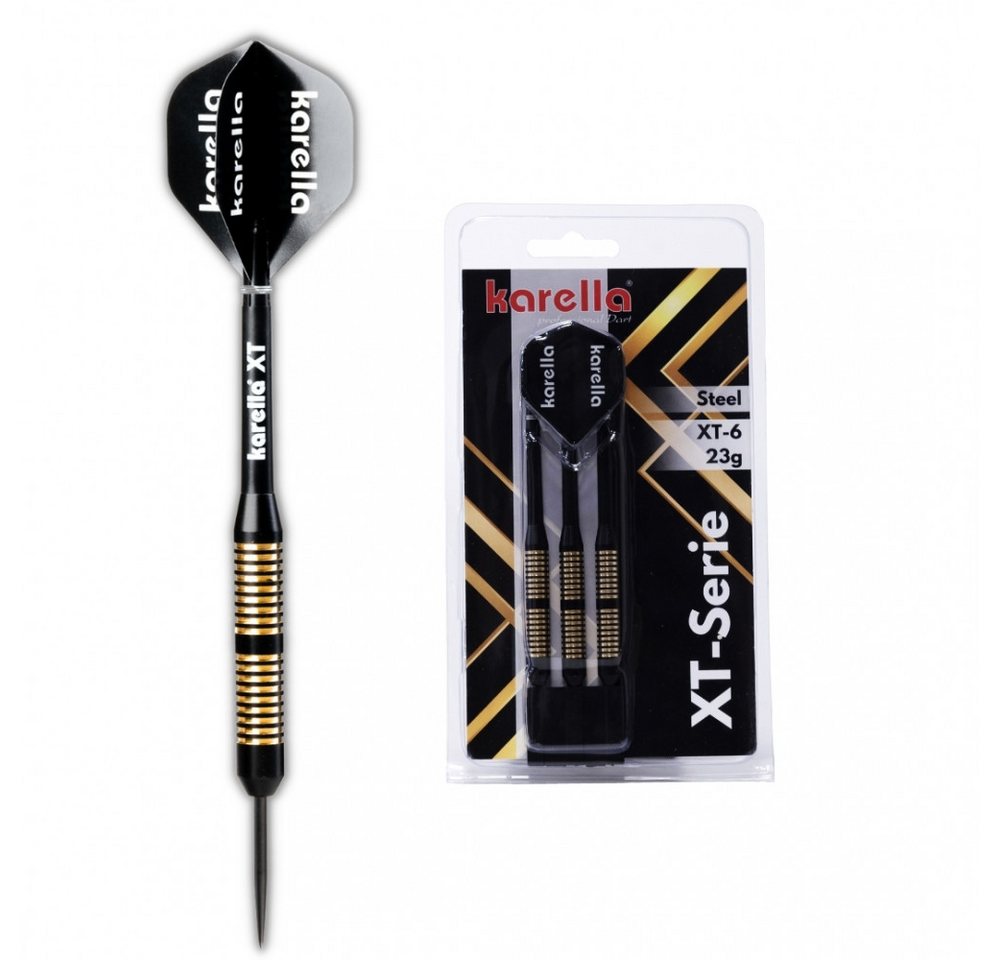Karella Dartpfeil Steeldart Karella XT-6 23g - Elegante Darts für Profis. Bild 2