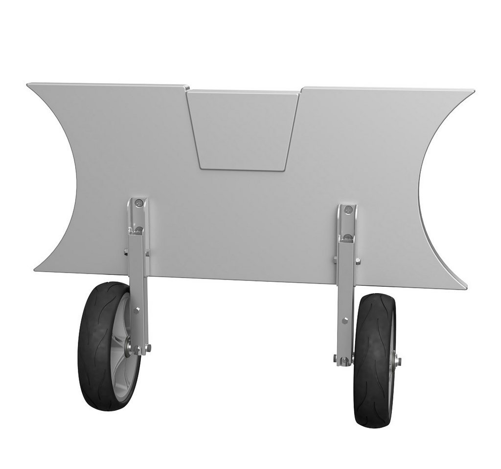 SUPROD Schlauchboot Slipräder Schlauchbooträder Heckräder klappbar Edelstahl V4A Bild 4