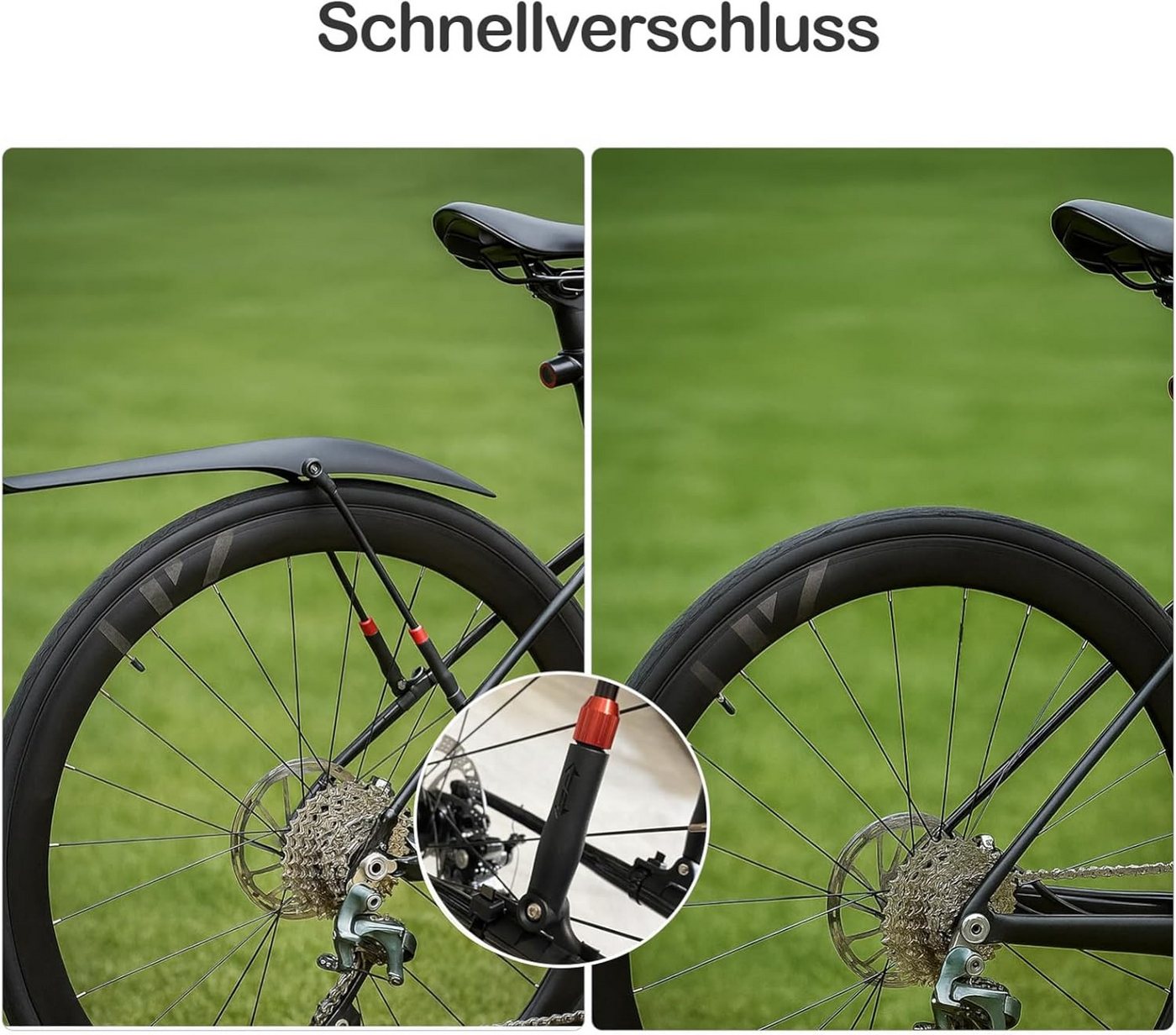 Youyijia Schutzblech Professionelles Fahrrad Schutzblech Set 24-29 Zoll Universeller
