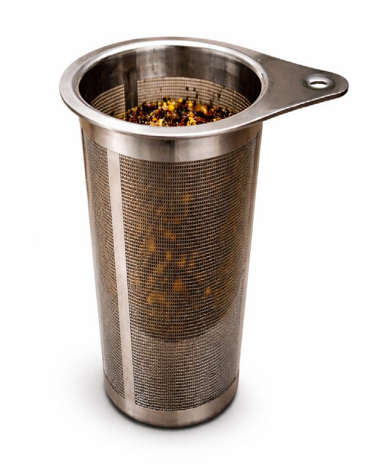 Rungassi Thermoflasche Edelstahl Teesieb Ø 6 cm H 11cm Feinfilter für losen Tee