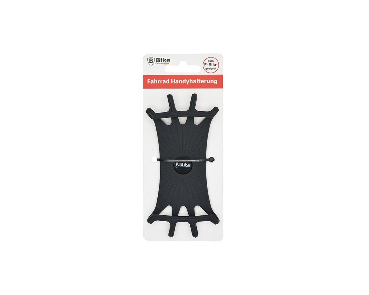 B-Bike Fahrradhalter 36359 (1-tlg), Universelle Smartphone-Halterung mit sicherem Halt am Lenker