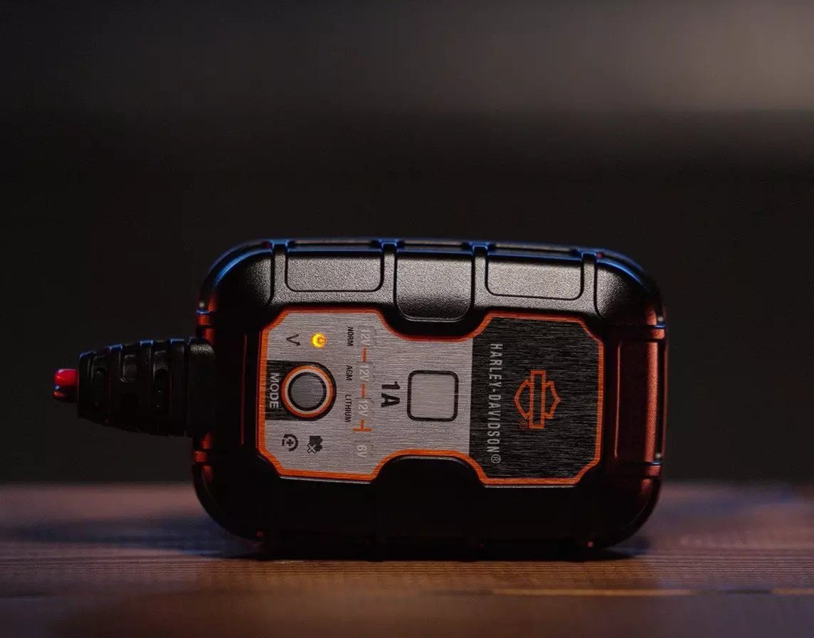 HARLEY-DAVIDSON Batterie-Ladegerät (1 mA, Wasserdichtes Ladegerät 1 AMP - Batterytender - 66000308)