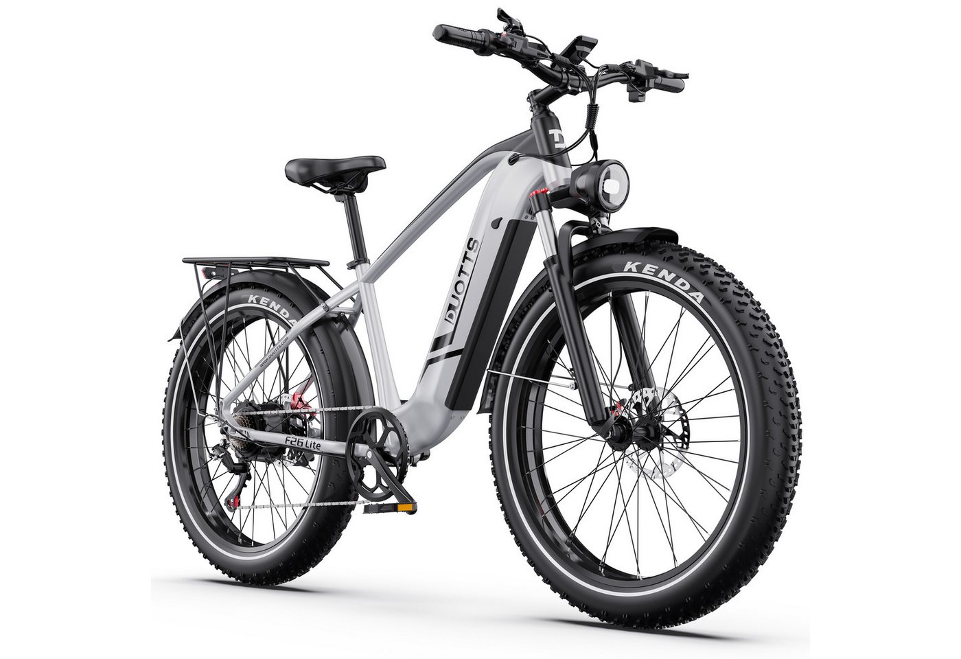 DUOTTS E-Bike Cityrad F26lite Pedelec Damen u. Herren 48V 864Wh 100km 20x4,0 Elektrisches, 7 Gang Shimano Schaltwerk, Kettenschaltung, Heckmotor, 864 Wh, Fat-Tire E-Mountainbike Bild 2