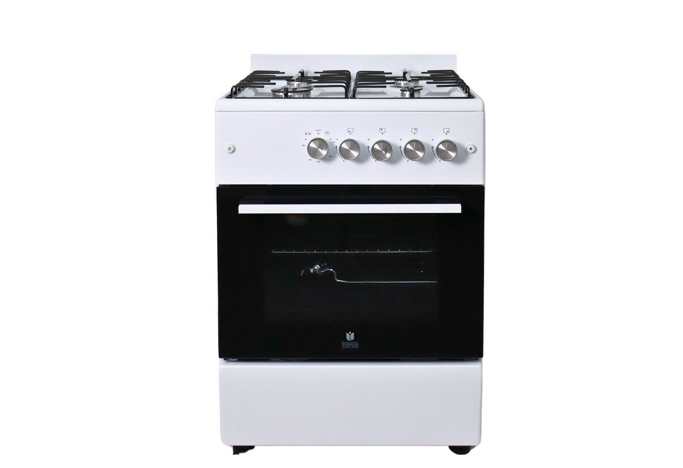 Gasline Gas-Standherd Gasbackofen mit Thermostat SHGG6060FG, weiß, Vollzündsicherung, 60 cm Breit, Grill, Umluft, LPG/Erdgas Bild 4