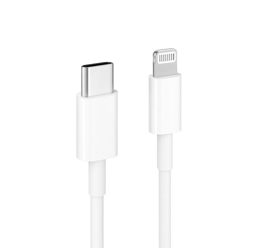 Futurea bis zu 3x USB-C Lightning iPhone Ladekabel 20W schnelles Aufladen 1m Lightningkabel, USB-C, Lightning, USB Typ C, für iPhone 14/13/12/11/X/8/7/6, iPad, iPod & AirPods