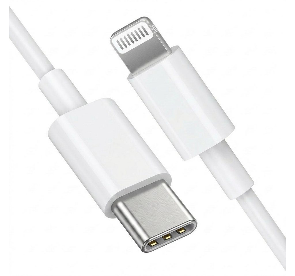 Futurea bis zu 3x USB-C Lightning iPhone Ladekabel 20W schnelles Aufladen 1m Lightningkabel, USB-C, Lightning, USB Typ C, für iPhone 14/13/12/11/X/8/7/6, iPad, iPod & AirPods Bild 2