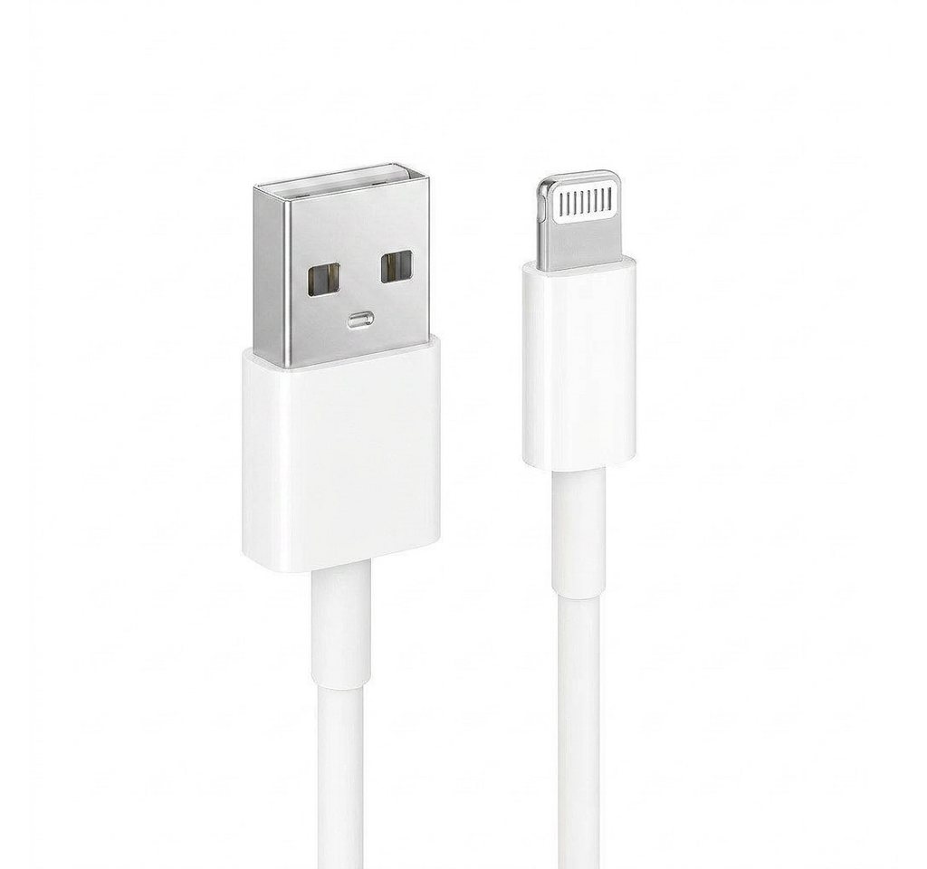 Futurea USB-A auf Lightning iPhone Ladekabel Lightning Kabel Lightningkabel 1m Lightningkabel, Lightning, USB Typ A, Lightning, USB Typ A, für iPhone 14/13/12/11/X/8/7/6, iPad, iPod & AirPods Bild 2