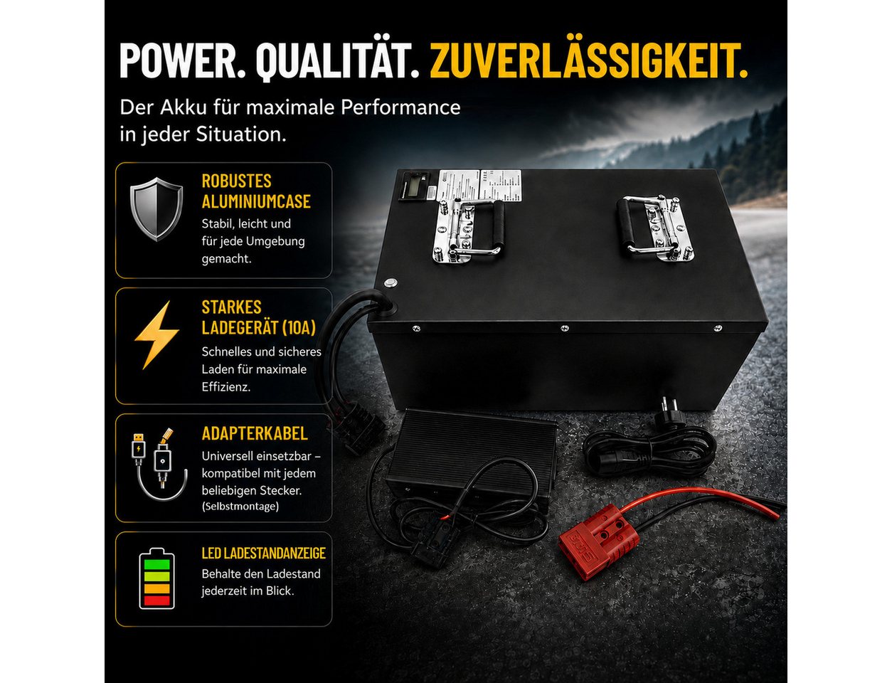 TZIpower 60V 60Ah Alugehäuse Akkupack Pedelec e-bike Akku Umbausatz Scooter PV Akkupacks (60 V), Metallgehäuse Bild 4