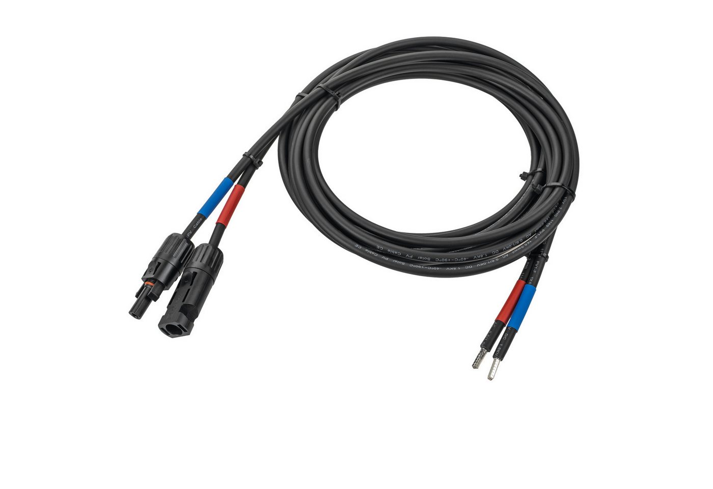 avoltik Batteriekabel Anschlusskabel Verbindungskabel 6mm² PV Solar Kabel Solarkabel, (500 cm), TÜV geprüft Bild 2