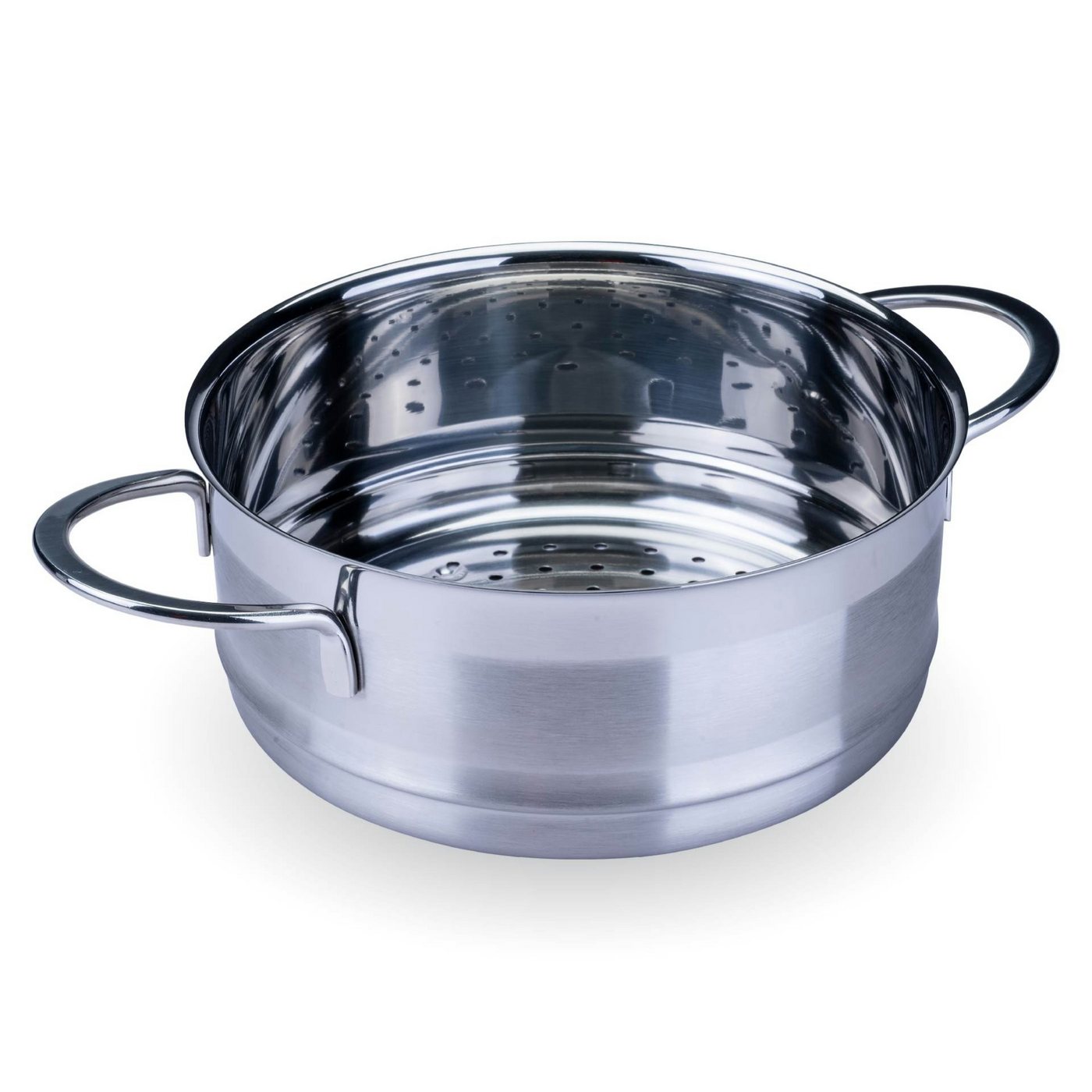 Chefkoch trifft Fackelmann Dampfgaraufsatz Dunst-/Garaufsatz, Ø 20 cm, Edelstahl, Induktion/- backofengeeignet
