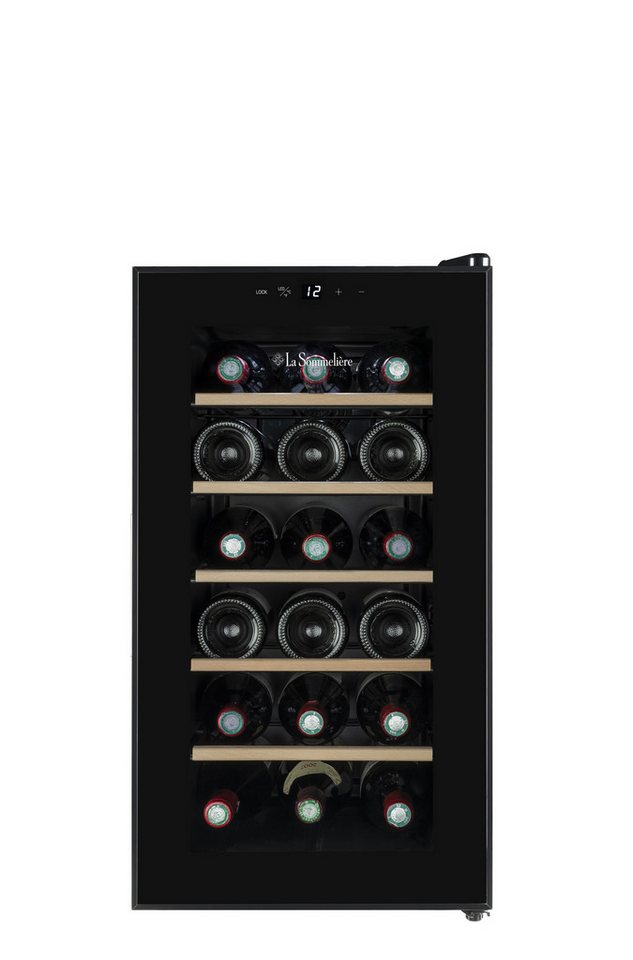 La Sommelière Weintemperierschrank 18SILENCE, für 18 Standardflaschen á 0,75l,Ultra-leise, freistehend Bild 5