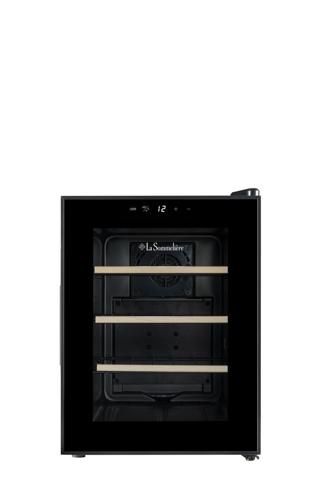 La Sommelière Weintemperierschrank 12SILENCE, für 12 Standardflaschen á 0,75l,Ultra-Leise, freistehend