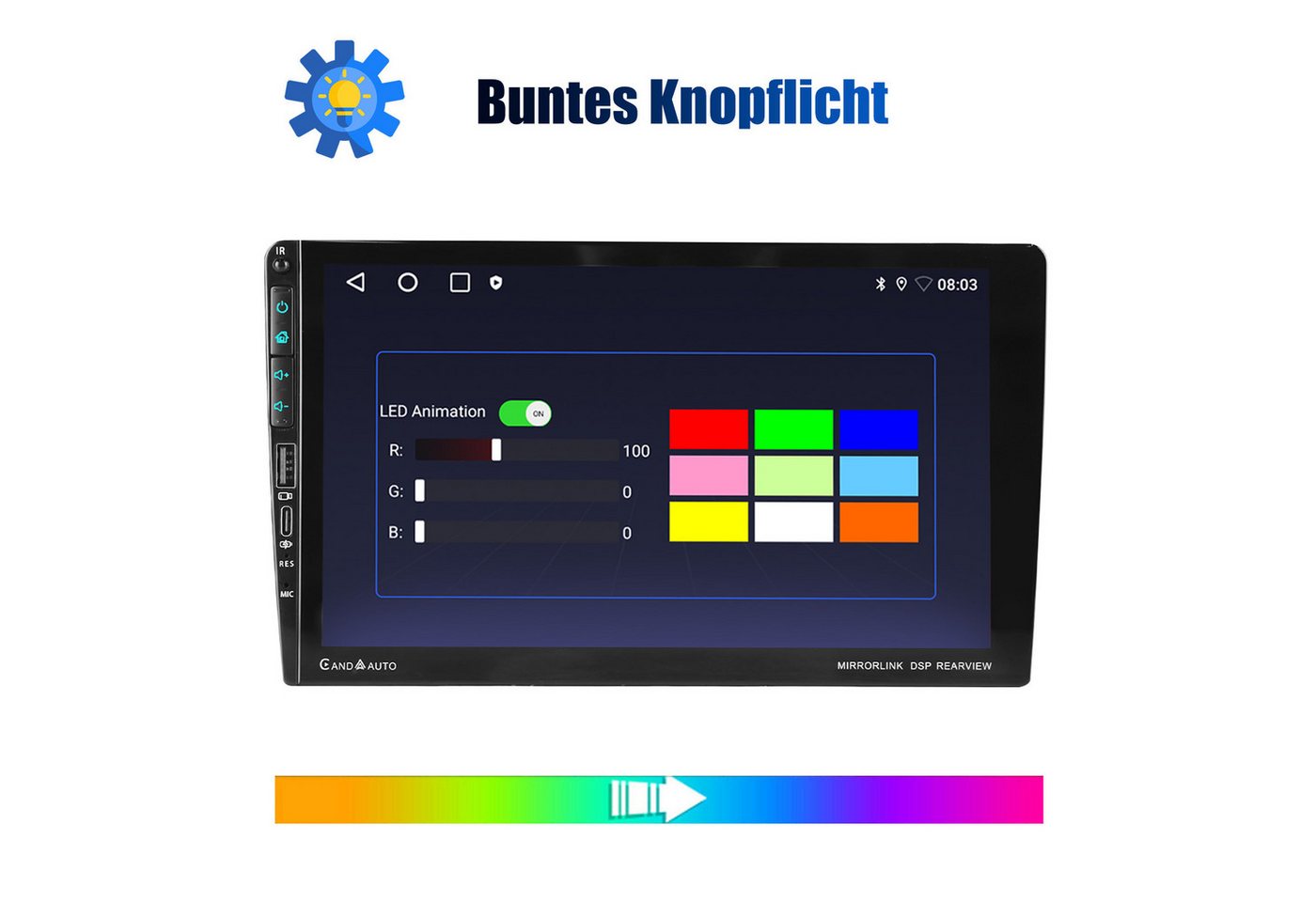 ESSGOO Android 15 4+64G Für Nissan Navara D40 2006-12 Autoradio WIFI GPS Navi Autoradio (DAB+ (optional), DAB (optional), 4+64GB(optional), RDS, AM, FM, Carplay Android Auto Bluetooth EQ USB GPS Navi WIFI Touchscreen)