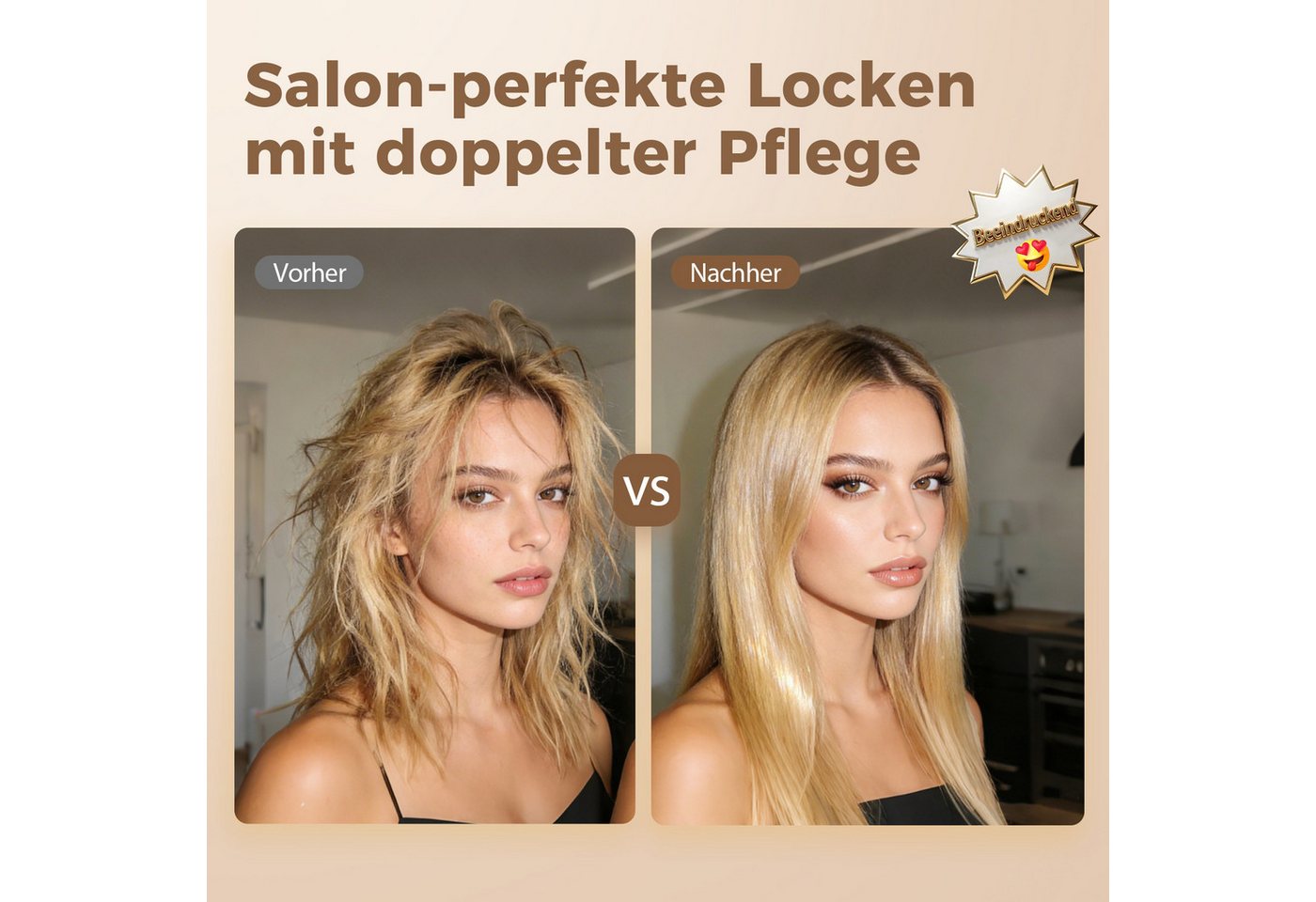 Teendow Warmluftbürste Warmluftbürste C9310-38 3-in-1 Airstyler mit Ionen Infrarot Bild 4