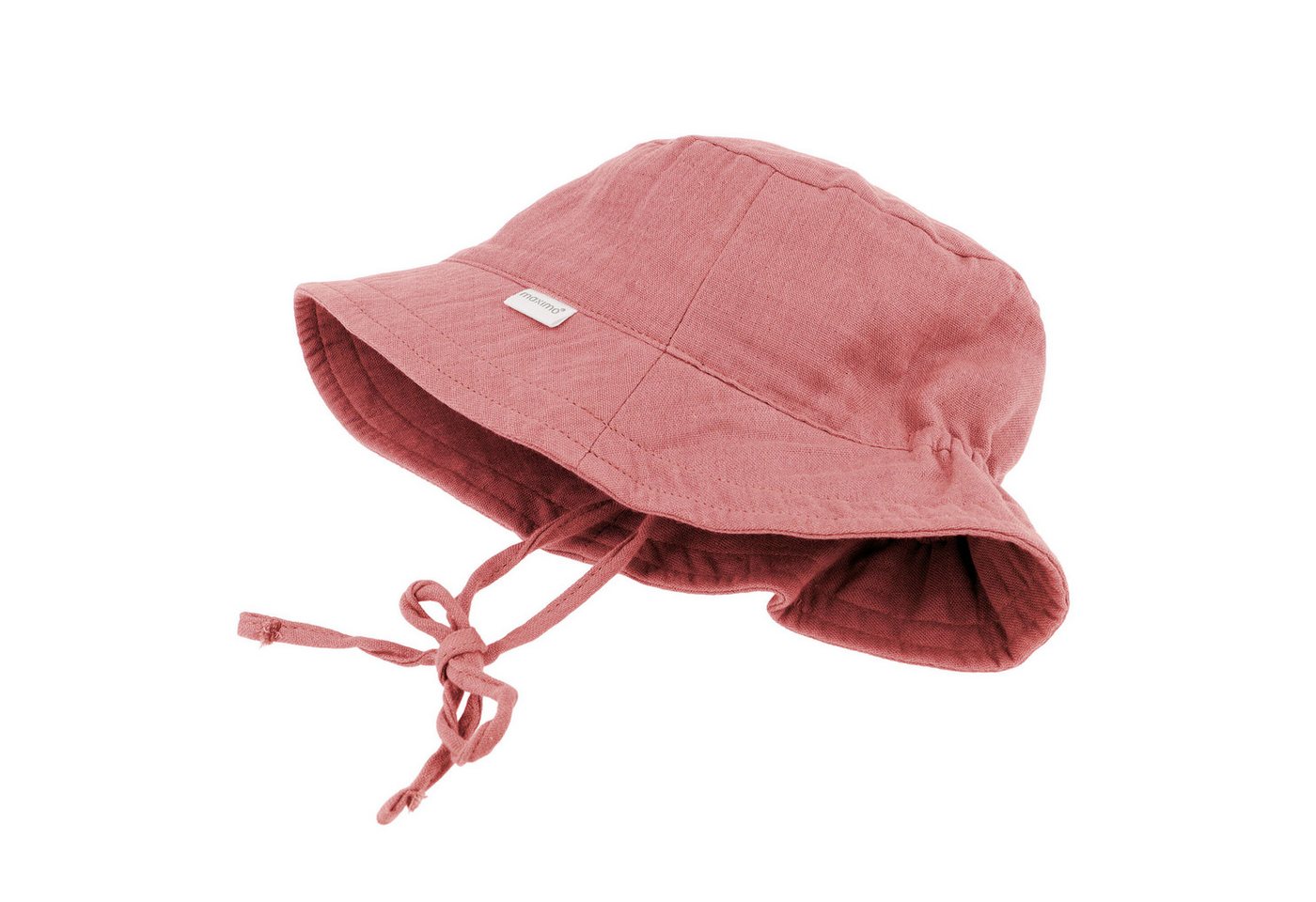 MAXIMO Fischerhut GOTS BABY-Hütchen, Bindeband Musselinstoff, Futter (1-St) Musselin Bild 2