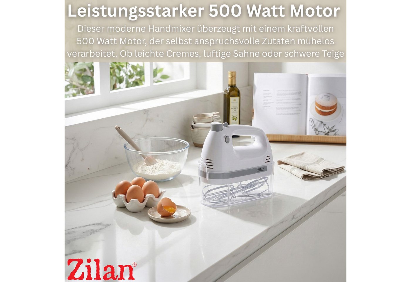 Zilan Handmixer ZLN-2945, Leiser Betrieb Bild 4