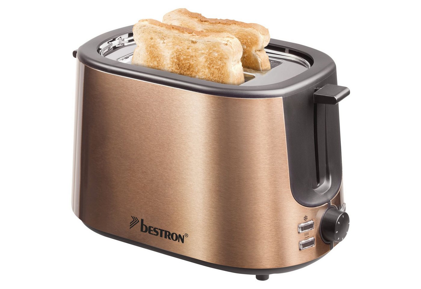 bestron Toaster ATS1000CO, 1000 W, 7 justierbare Einstellungen – 1000 W