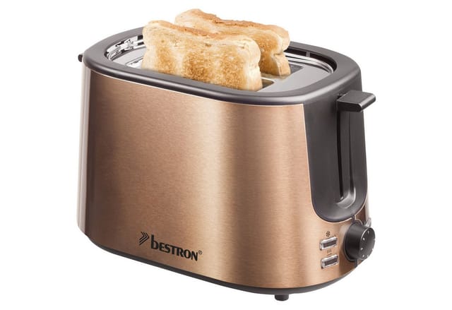bestron Toaster ATS1000CO, 1000 W, 7 justierbare Einstellungen – 1000 W
