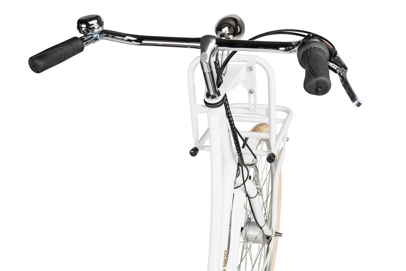 Maxim Hollandrad Maxim Nostalgie 1900 Cargo, 3 Gang Shimano Nexus 3-Gang SG-3C41 Rücktritt Schaltwerk, Nabenschaltung Rücktritt, Nabenschaltung Rücktritt weiß Bild 3