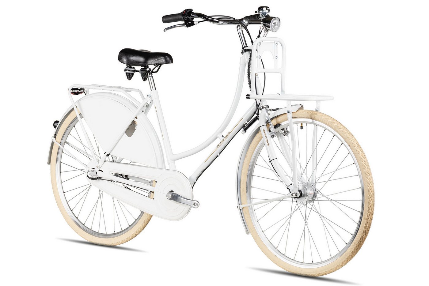 Maxim Hollandrad Maxim Nostalgie 1900 Cargo, 3 Gang Shimano Nexus 3-Gang SG-3C41 Rücktritt Schaltwerk, Nabenschaltung Rücktritt, Nabenschaltung Rücktritt weiß Bild 4
