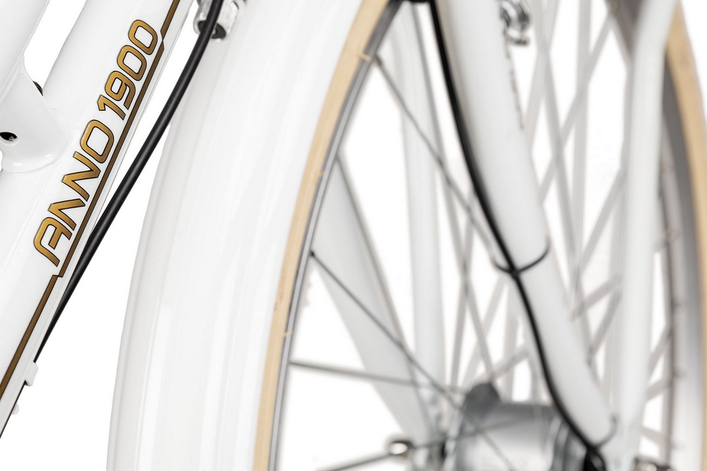 Maxim Hollandrad Maxim Nostalgie 1900 Cargo, 3 Gang Shimano Nexus 3-Gang SG-3C41 Rücktritt Schaltwerk, Nabenschaltung Rücktritt, Nabenschaltung Rücktritt weiß Bild 5