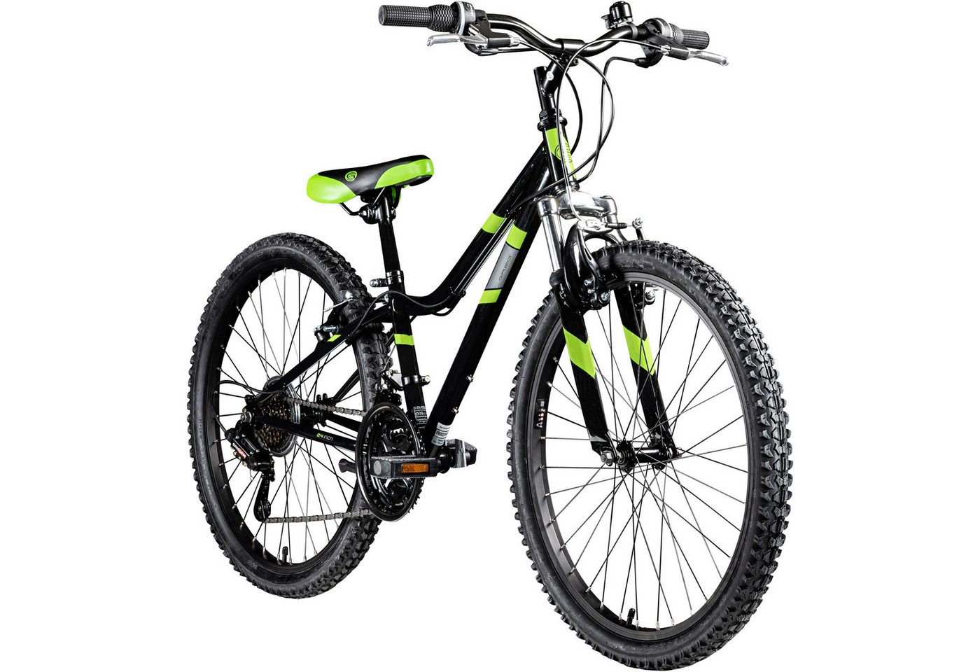 Galano Mountainbike GA20, 21 Gang Saiguan, Kettenschaltung, Jugendfahrrad 24 Zoll Mountainbike 130-145 cm 21 Gänge Mädchen Jungen Bild 2