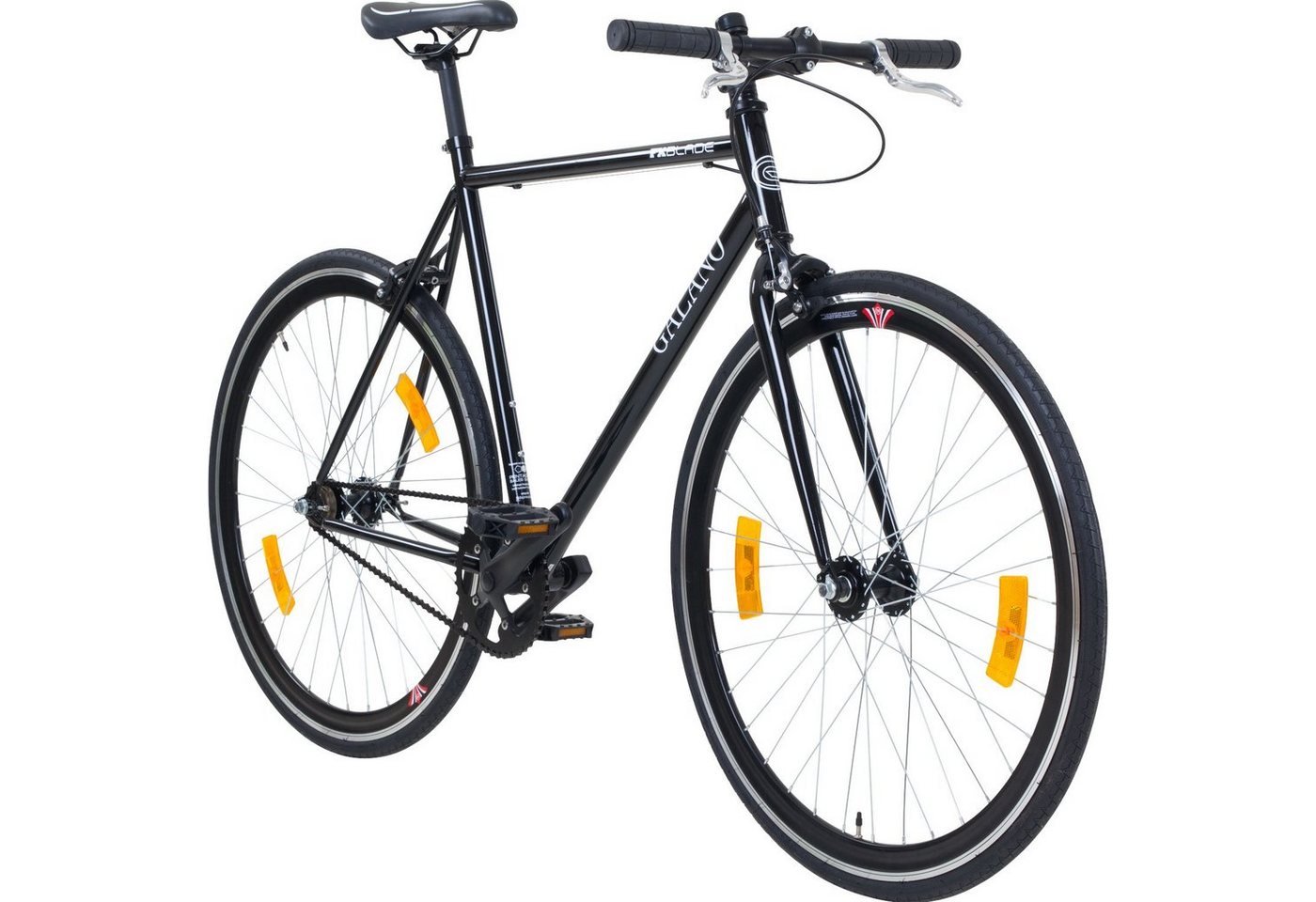 Galano Singlespeed Blade, 1 Gang, ohne Schaltung, Fixie Fahrrad Singlespeed Damen Herren 165 - 195 cm retro Urban Bike Bild 2