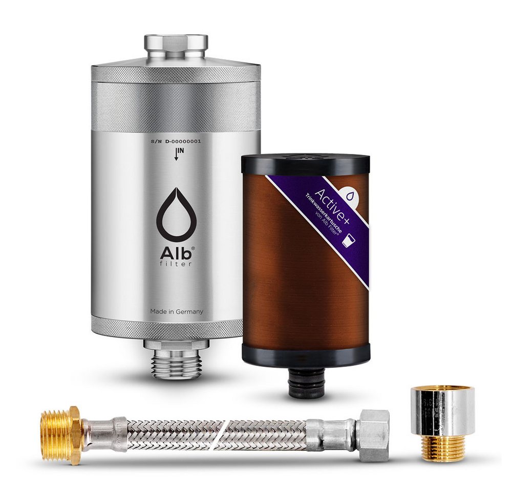 Alb Filter Wasserfilter Active Plus Trinkwasserfilter, reduziert Schadstoffe, gegen Bakterien, Kalkreduktion, Made in Germany Bild 5