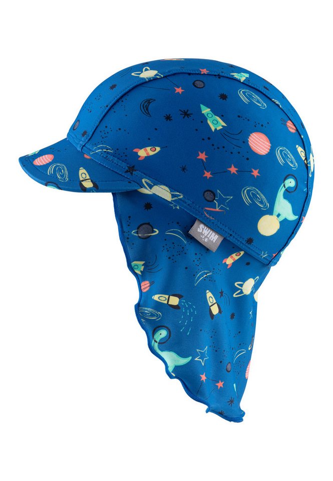 Sterntaler® Badekappe UV-Schutz 50+ Bademütze mit Nackenschutz Weltraum (1 St) Bild 3