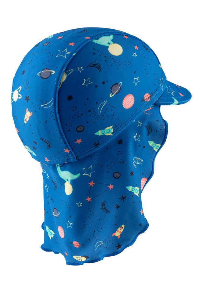 Sterntaler® Badekappe UV-Schutz 50+ Bademütze mit Nackenschutz Weltraum (1 St) Bild 4