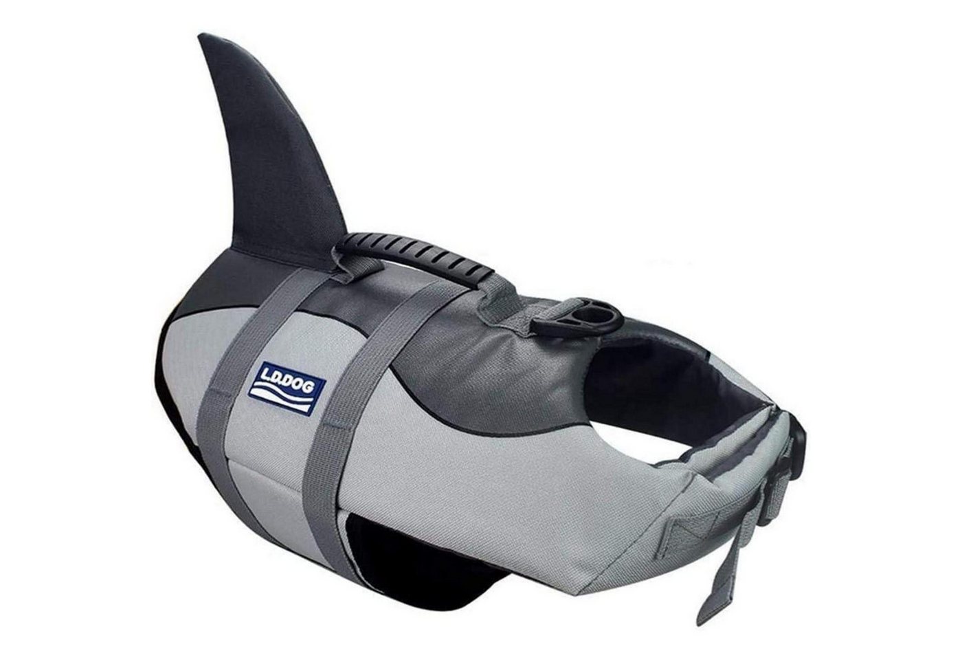 AOKAY Rettungsweste Hundeschwimmweste Schwimmweste Badeanzug M Grau Schwimmen Bild 5