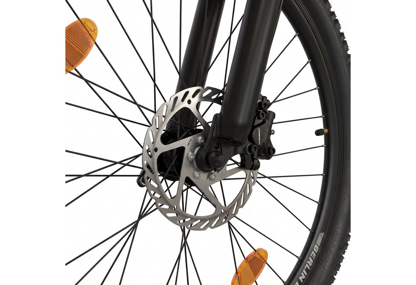 BERLIN BIKE Mountainbike MTB1 Serien-Komplettset 26/27,5/29 Zoll mit Shimano-Ausstattung, 21 Gang Shimano FD-TZ500/RD-TY300D Schaltwerk, Kettenschaltung, (Shimano Kurbel, Dacron Hydraulische Scheibenbremsen, Aluminiumrahmen), mit hydraulischen Scheibenbremsen