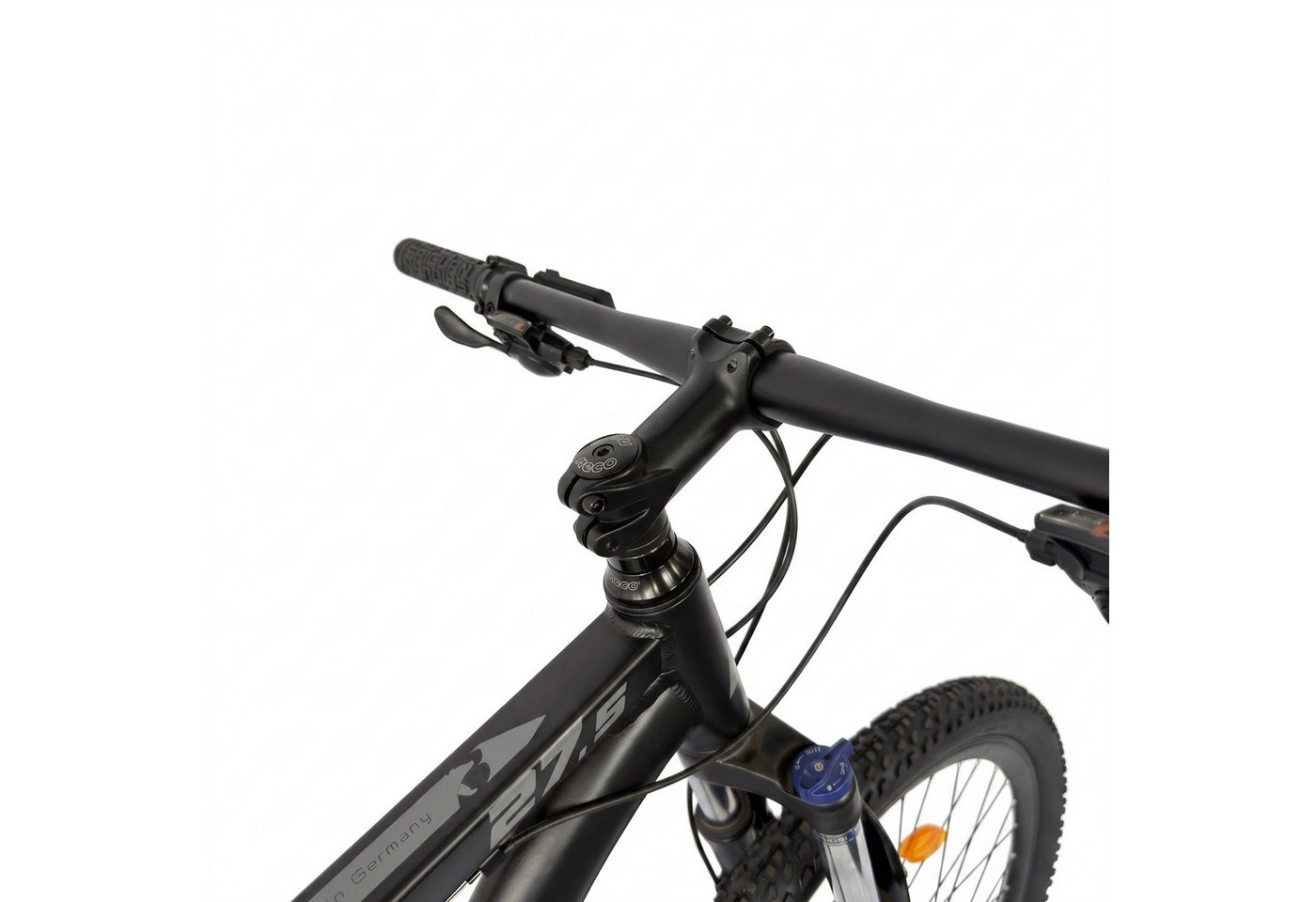 BERLIN BIKE Mountainbike MTB1 Serien-Komplettset 26/27,5/29 Zoll mit Shimano-Ausstattung, 21 Gang Shimano FD-TZ500/RD-TY300D Schaltwerk, Kettenschaltung, (Shimano Kurbel, Dacron Hydraulische Scheibenbremsen, Aluminiumrahmen), mit hydraulischen Scheibenbremsen Bild 5