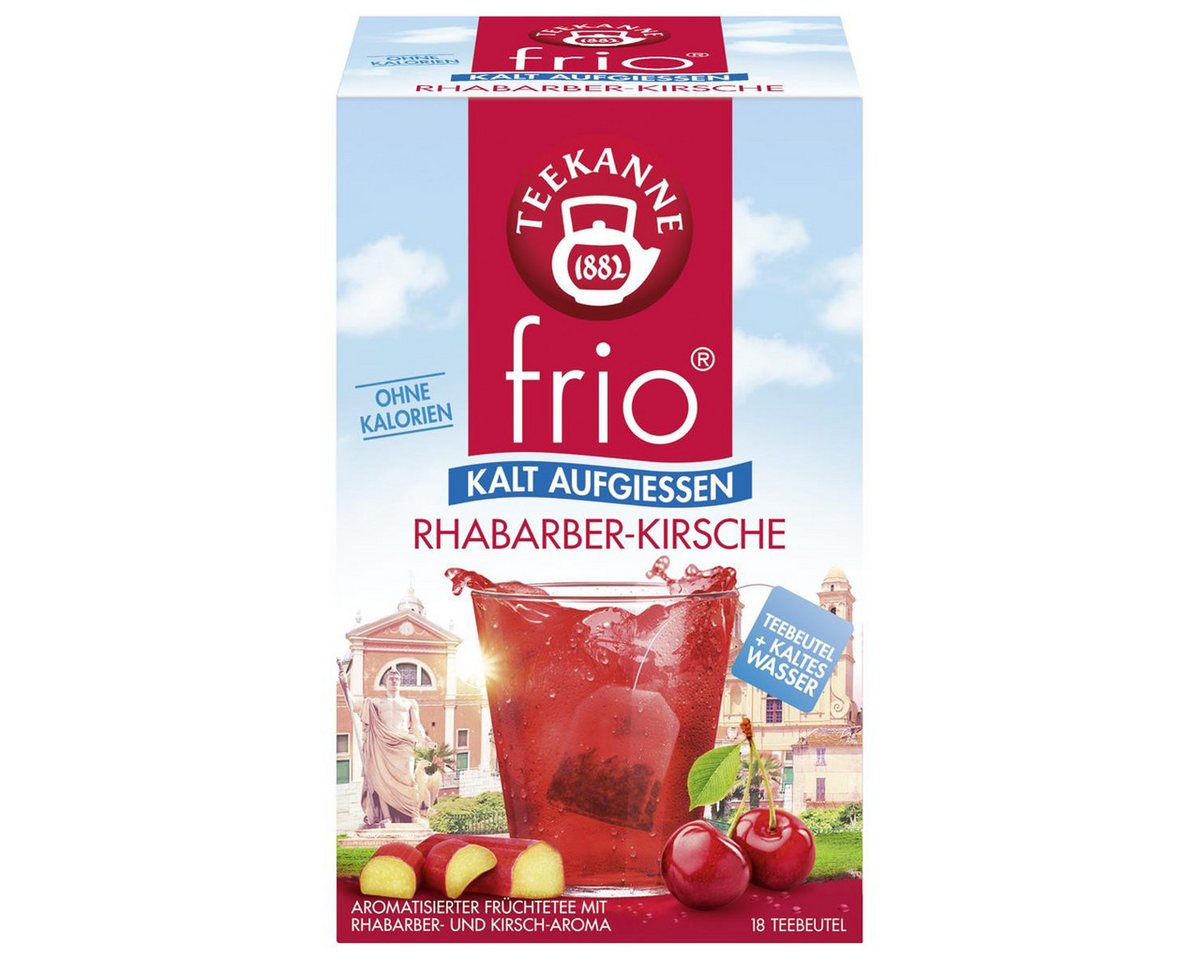 TEEKANNE Wasserbar Teekanne 7593 frio® - Rhabarber-Kirsche - 18 Beutel