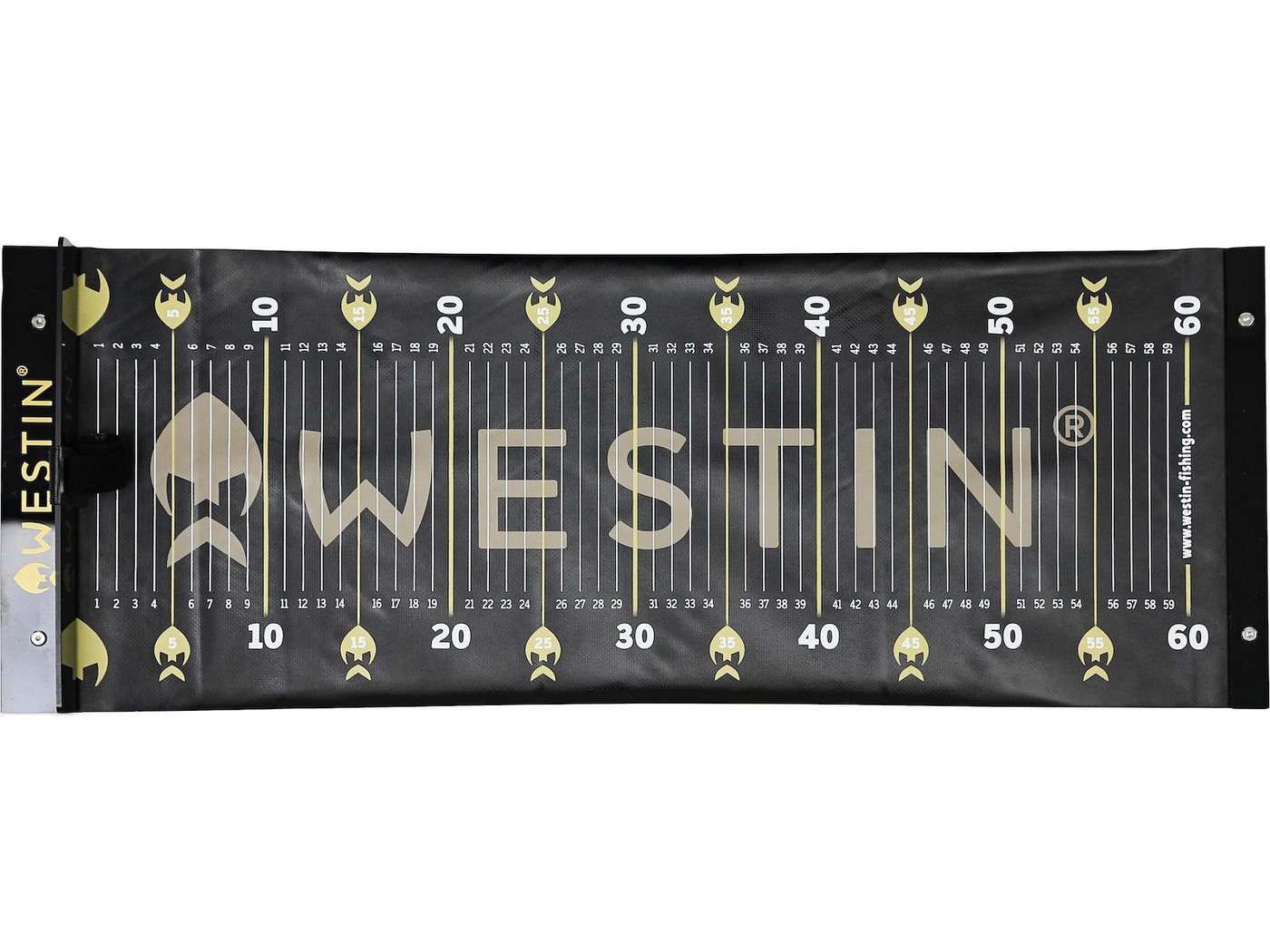 Westin Fishing Angel-Abhakmatte Pro Measure Mat - Matte zum messen und abhaken - 3 Größen wählbar (1-St), Verbesserte und extrem starke und haltbare PC-Platte Bild 2