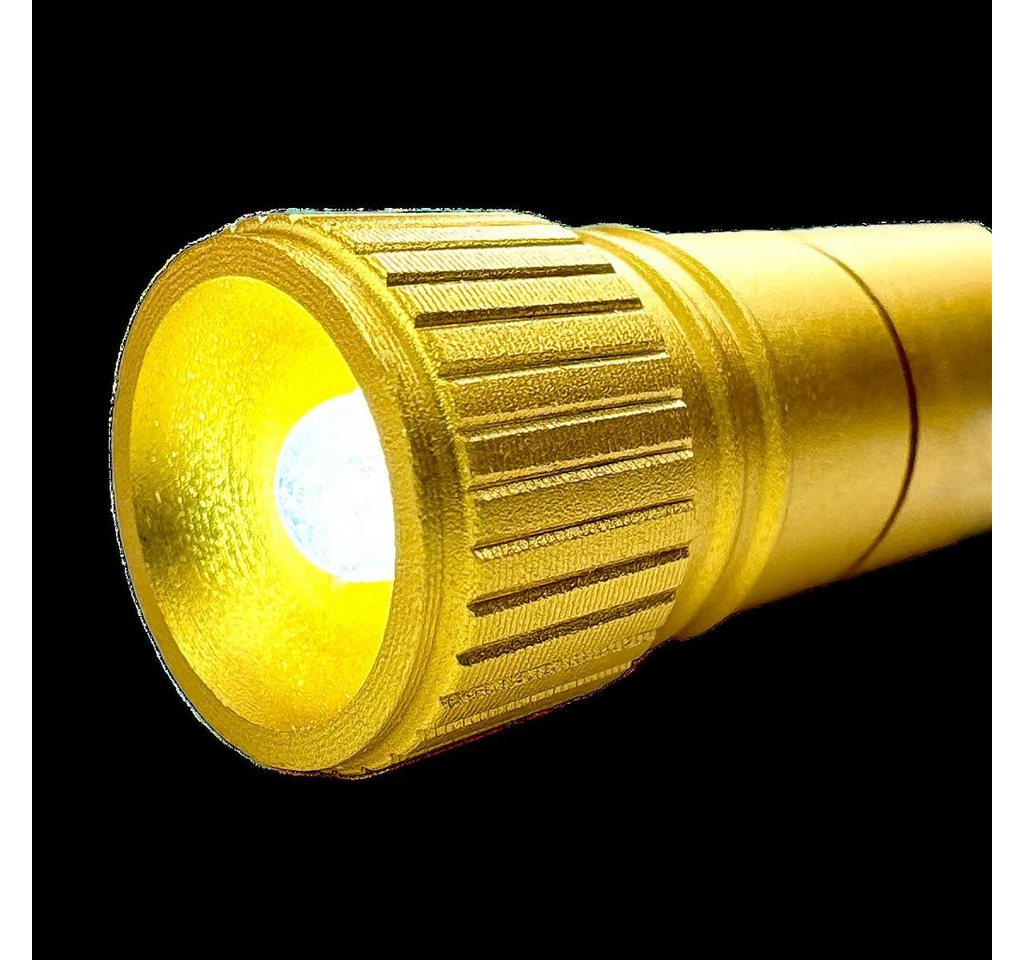 Munkees Taschenlampe Mini LED-Leuchte mit Herz-Karabiner, gold (Einzelartikel, 1-St), kompakt, leicht, Karabiner Bild 5