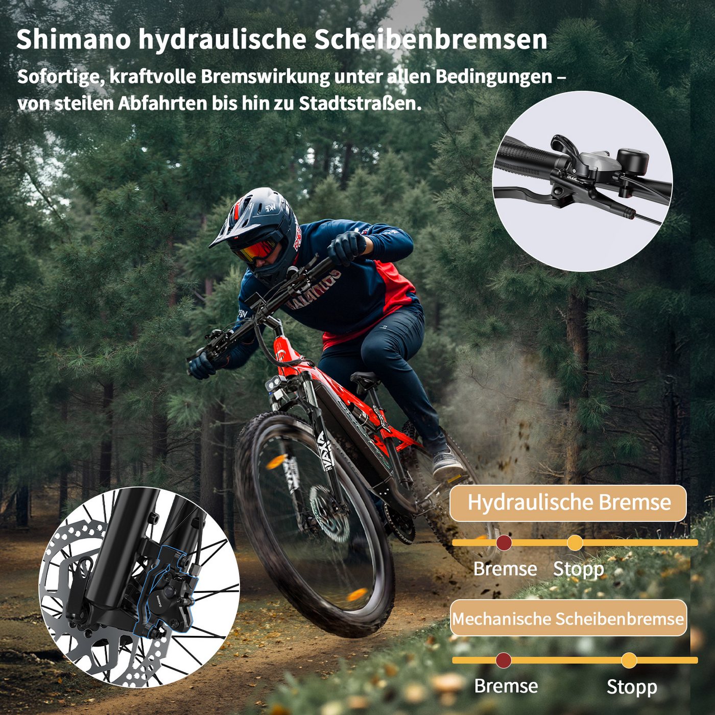 DUOTTS E-Bike Cityrad E29 herren Elektrofahrrad 648WH 27.5 Zoll damen 48V 13.5AH 50Nm, 14 Gang Shimano Shimano Schaltwerk, Kettenschaltung, Heckmotor, 648 Wh, IPX4, max. Steigung 20–30°, max. Belastung 150 kg