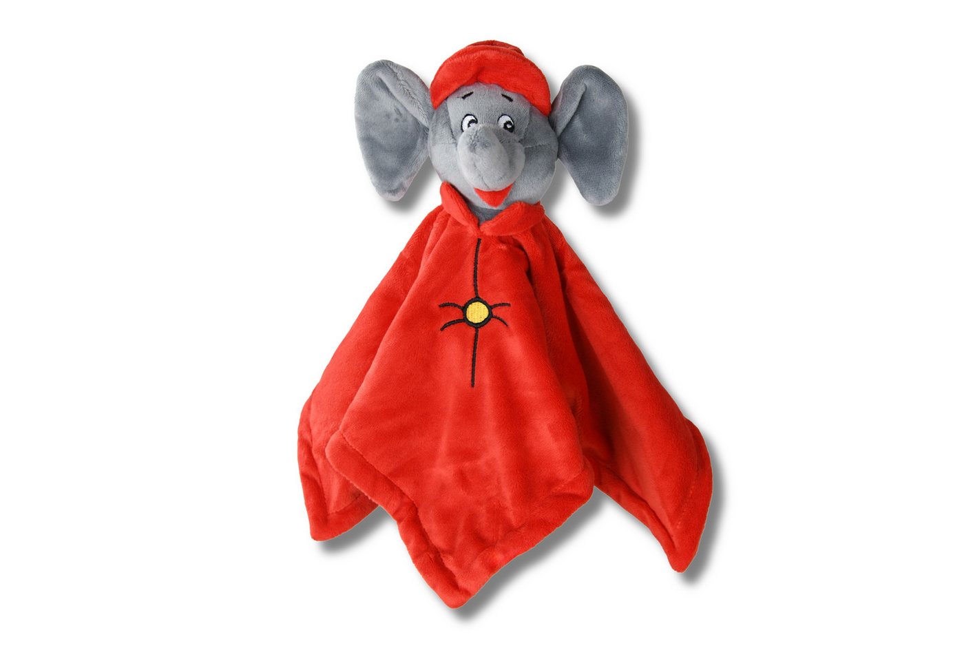 MTOnlinehandel Kuscheltuch Benjamin Blümchen 35x35 cm – Schmusetuch für Babys & Kleinkinder, (1-tlg), Sanfter Begleiter für kleine Fans – ideal zum Kuscheln und Einschlafen Bild 4
