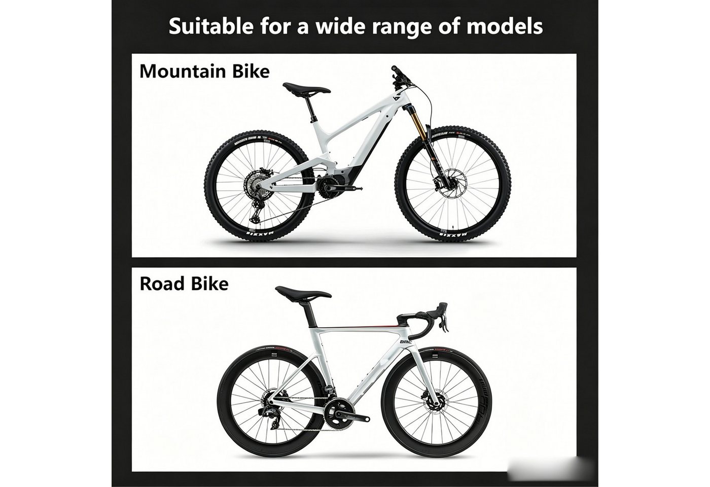 Luckice Fahrradsattel Universal Fahrradsattel mit Memory-Schaum für MTB Rennrad Gravel Ebike (Fahrradsattel Sattel Bikesattel Mountainbikesättel Ergonomisch Superleicht, 1-tlg., Lieferinhalt: 1 x Carbon Fahrradsattel), Memory Schaum Fahrradsattel Mountainbikesättel Universal Bild 5