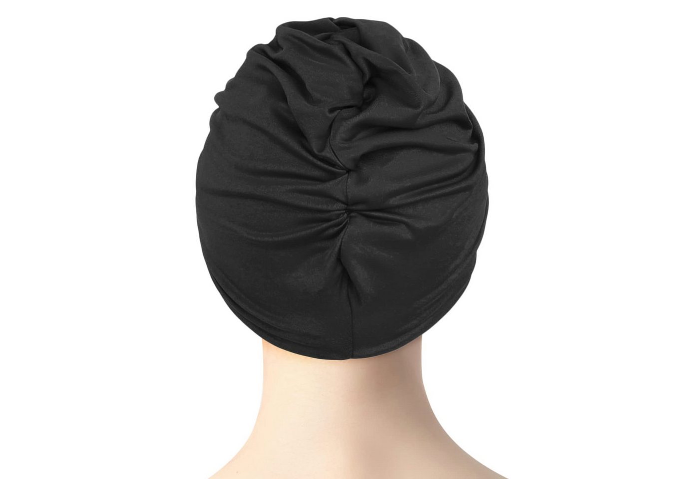 FOUORTUNATE-BEE Badekappe Damen Badekappe Turban, Elastische Schwimmkappe mit Ohrschutz, Für Schwimmbad, Strand, Spa und Wassersport, für lange Haare Bild 5