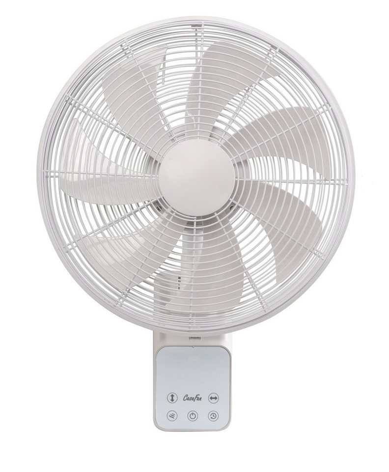 CasaFan Wandventilator Wandventilator Airos Eco Design Wall III Weiß, Timer