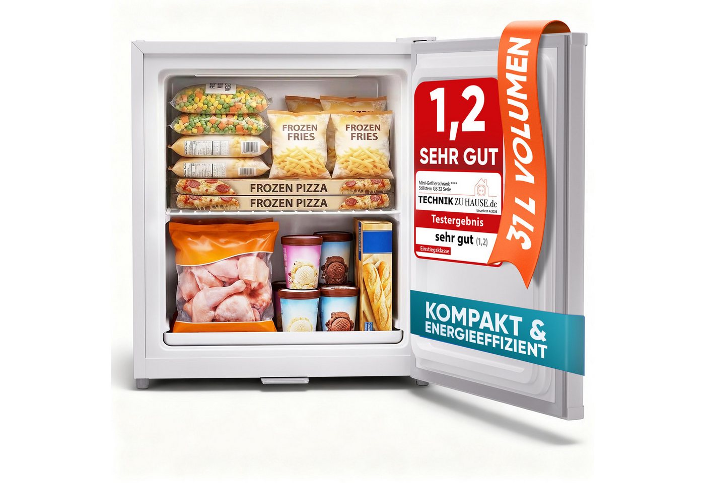 Stillstern Gefrierschrank GB 32.1, 51 cm hoch, 47 cm breit, 4 Sterne Technologie Bild 4
