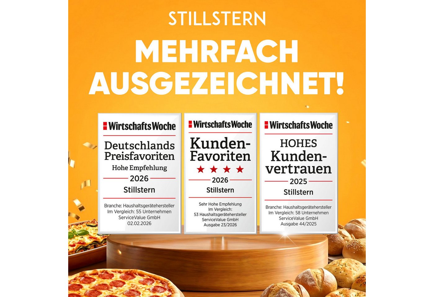 Stillstern Gefrierschrank GB 32.1, 51 cm hoch, 47 cm breit, 4 Sterne Technologie Bild 5