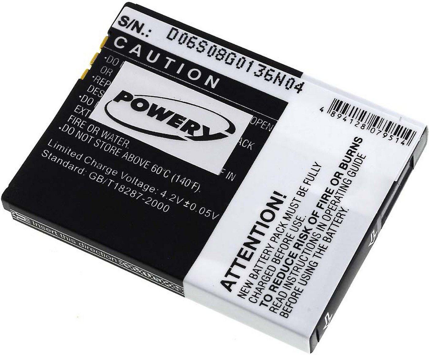 Powery Akku für Fritz!Fon Typ 312BAT006 Akku 750 mAh (3.7 V) Bild 3