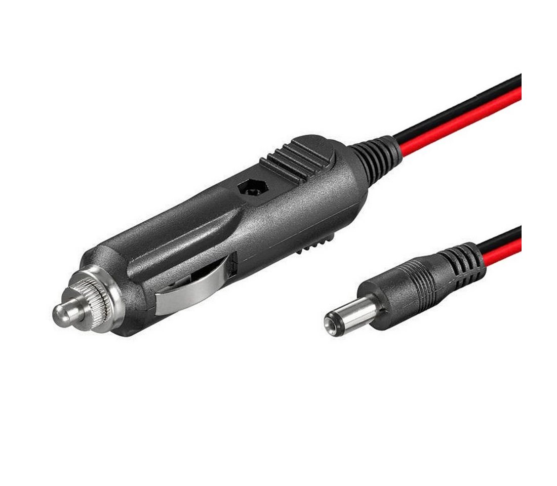 Bolwins H37 KFZ Auto Adapter 12V 5A Stecker 5,5X2,1mm Zigarettenanzünder Kabel Netzkabel, Hohlstecker 5,5 x 2,1 mm, KFZ-Zigarettenanzünder Stecker, DC Hohlbuchse 5,5 x 2,1 mm (120 cm), LED-Betriebsanzeige, integrierte Sicherung, Überspannungsschutz Bild 4